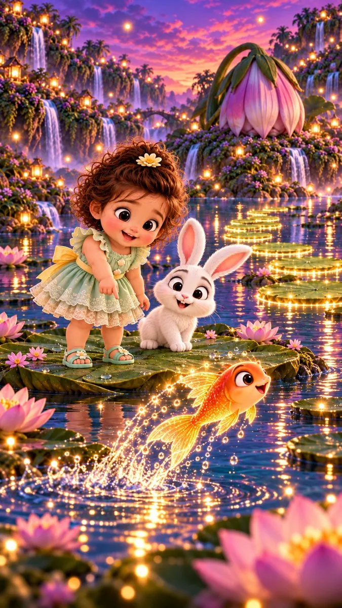 A scene from Fairy Lagoon